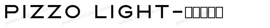pizzo Light字体转换